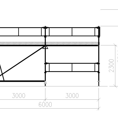 Rámové lešení Sestava 26 m2